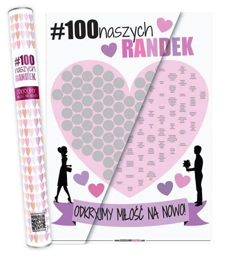 Plakat Zdrapka dla Par – 100 Randek